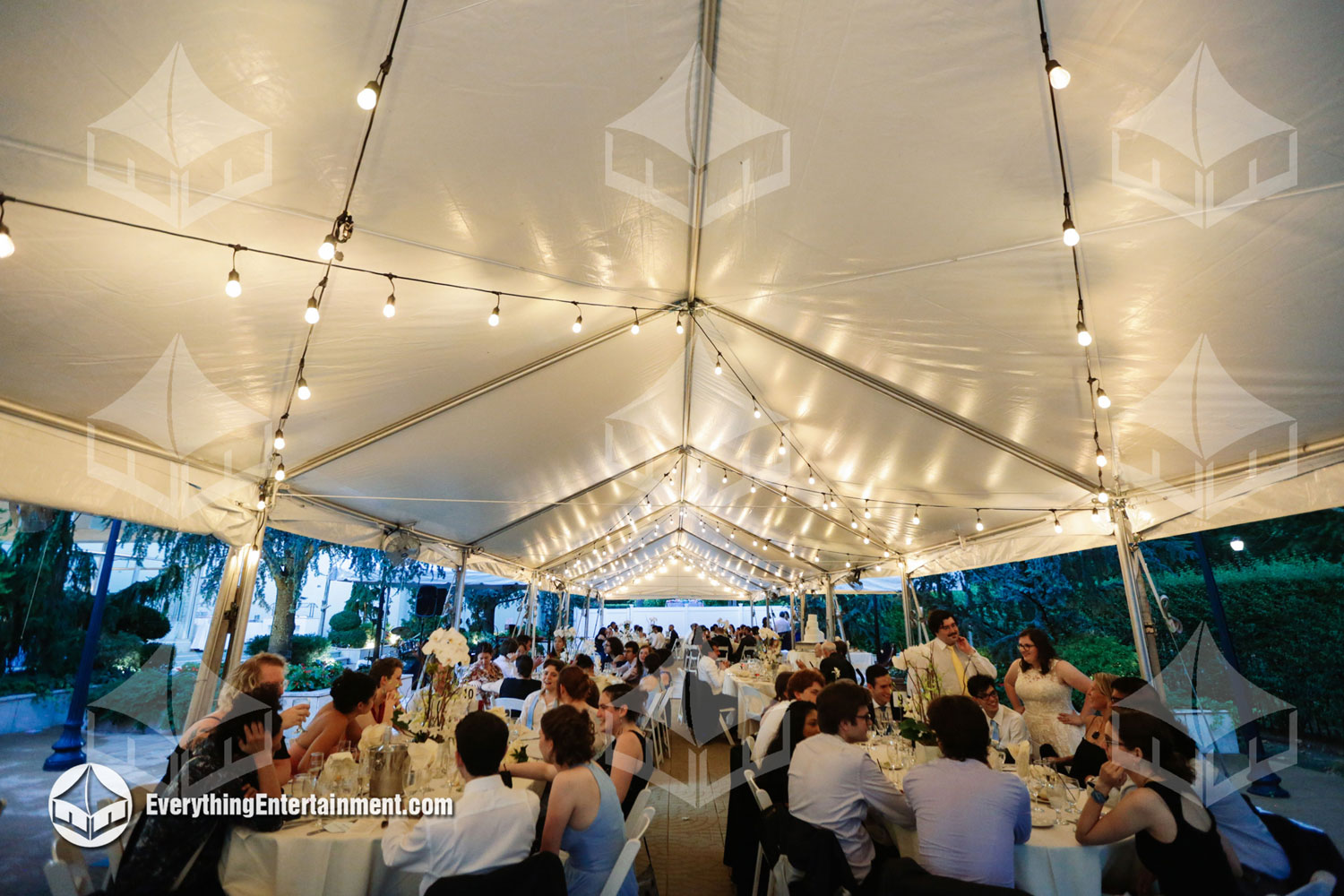 20x120 Frame Tent 20x120 Frame Tent with wedding interior