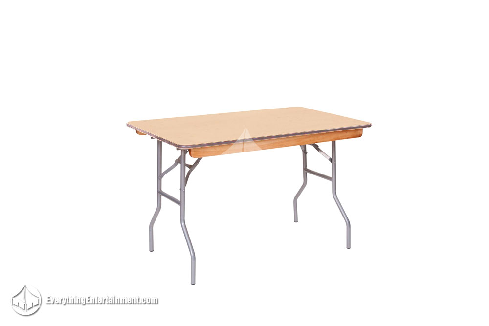 4-ft-table a 4 foot table on white background
